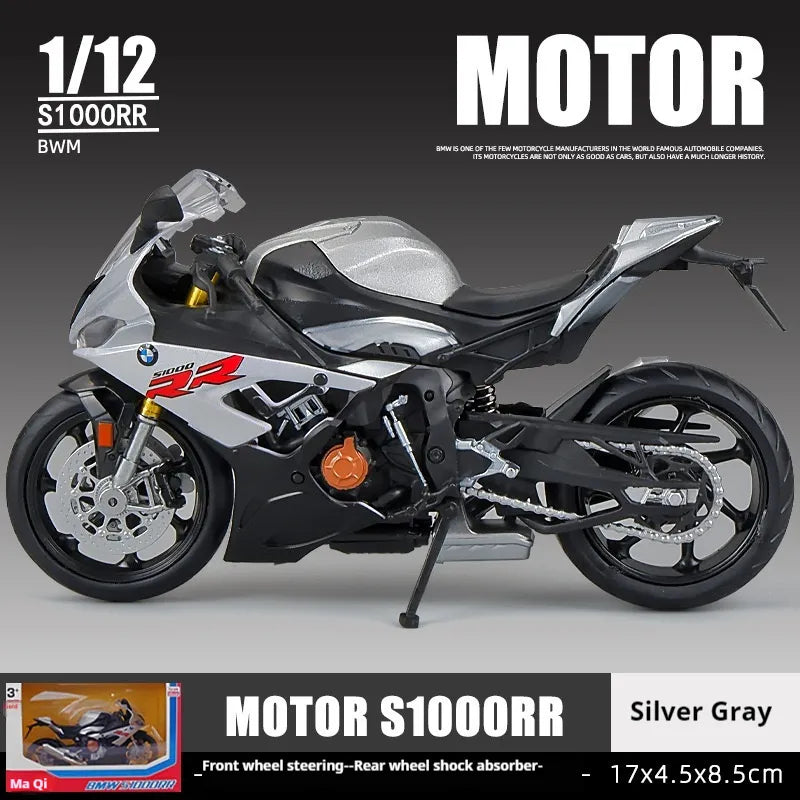 Alloy Motorcycle Toy – with Realistic Simulation